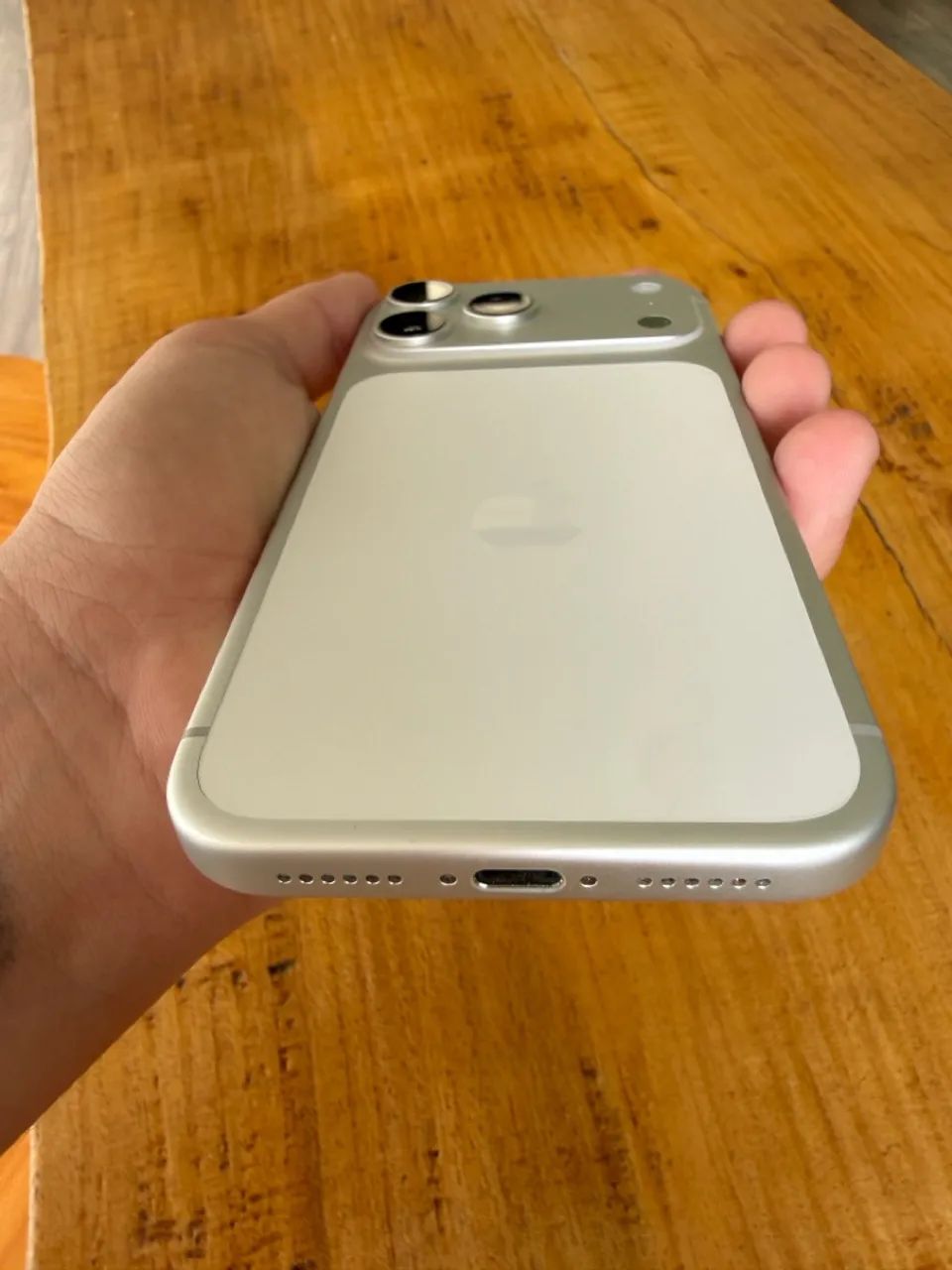 iPhone 17 Pro Max Silver 256gb saúde da bateria 100% - Foto 5