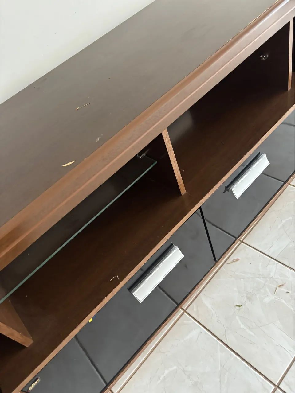 Rack para TV com 2 Gavetas e Nichos - Foto 2