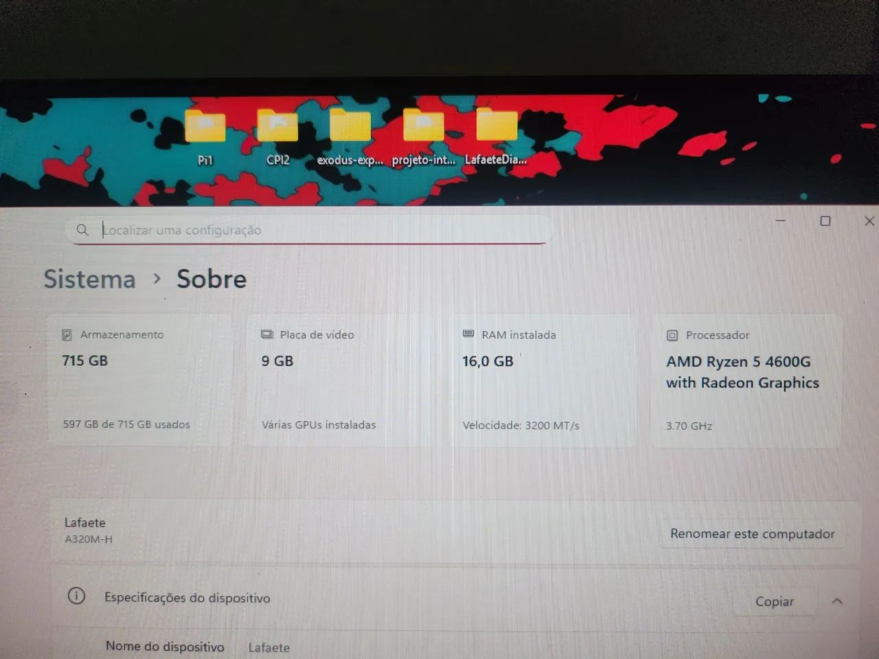 PC Ryzen 5 4600 + RX 580 8G - Foto 6