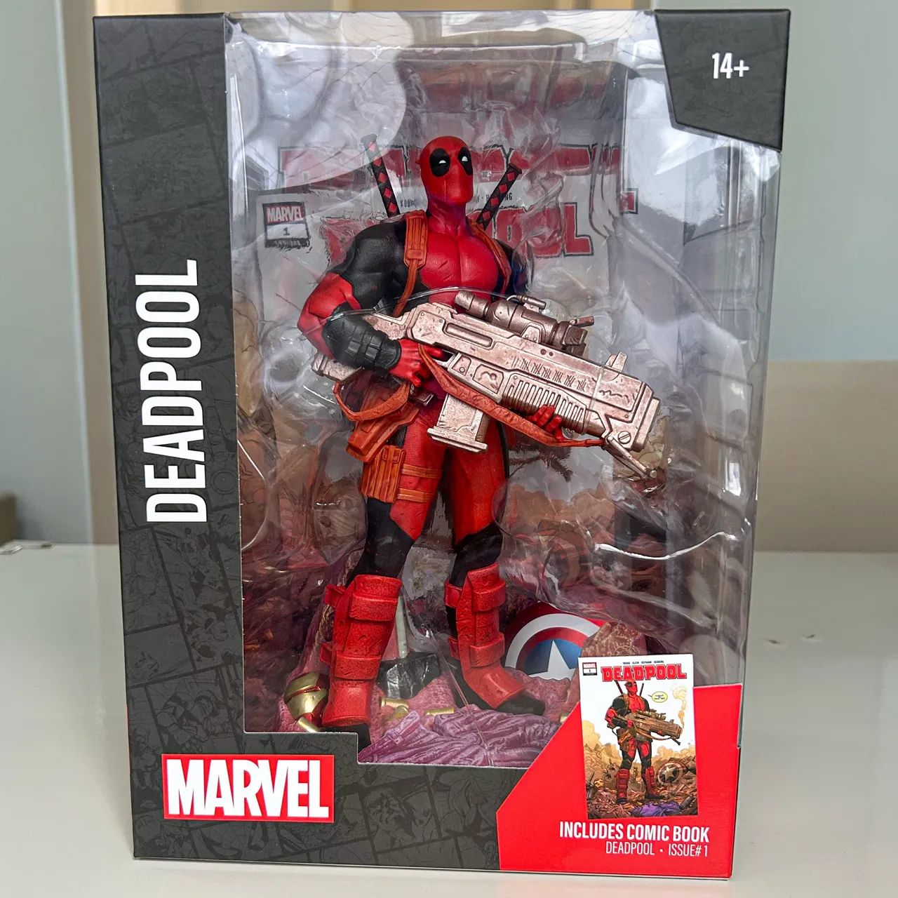 Action Figure Deadpool Mcfarlane Toys Original Boneco Marvel