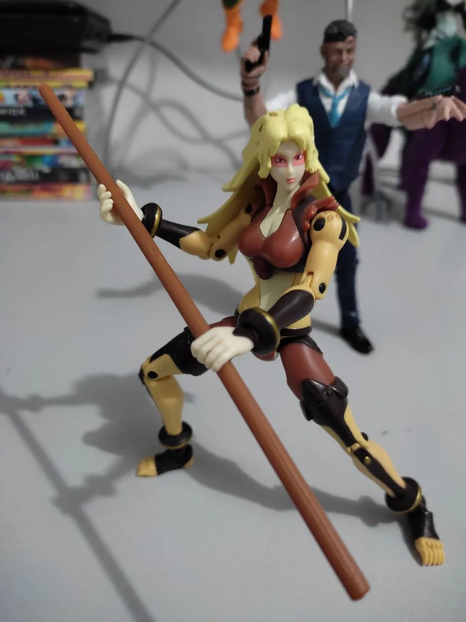 Marvel legends gata negra,morlun,misty,patrão e chetara - Foto 4