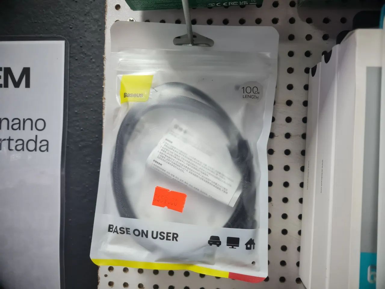 Cabo USB-C para USB-C - Baseus - Foto 2