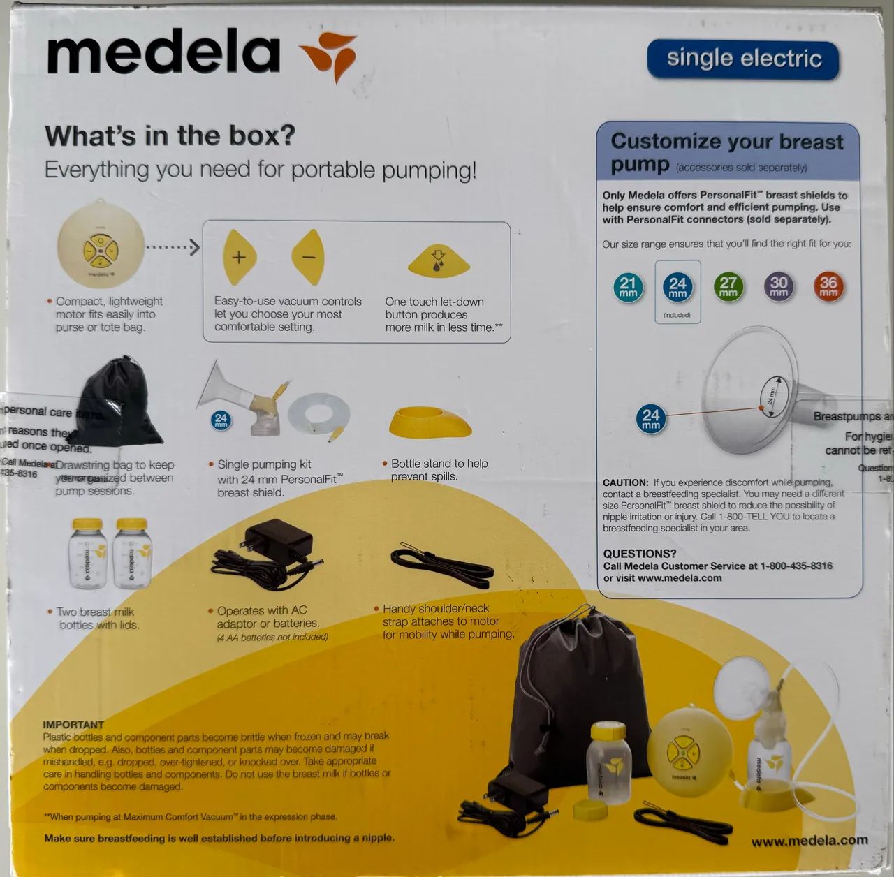 Bomba extratora de leite Medela  - Foto 5