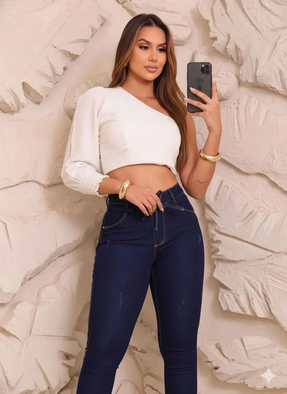 Calça Jeans Feminina <br>      40 ) - Foto 5