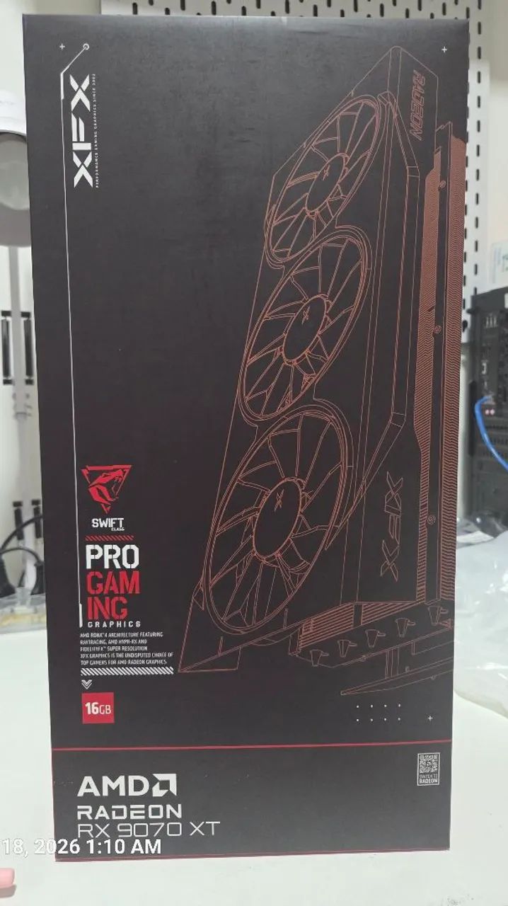 Placa de Vídeo XFX RX 9070 XT