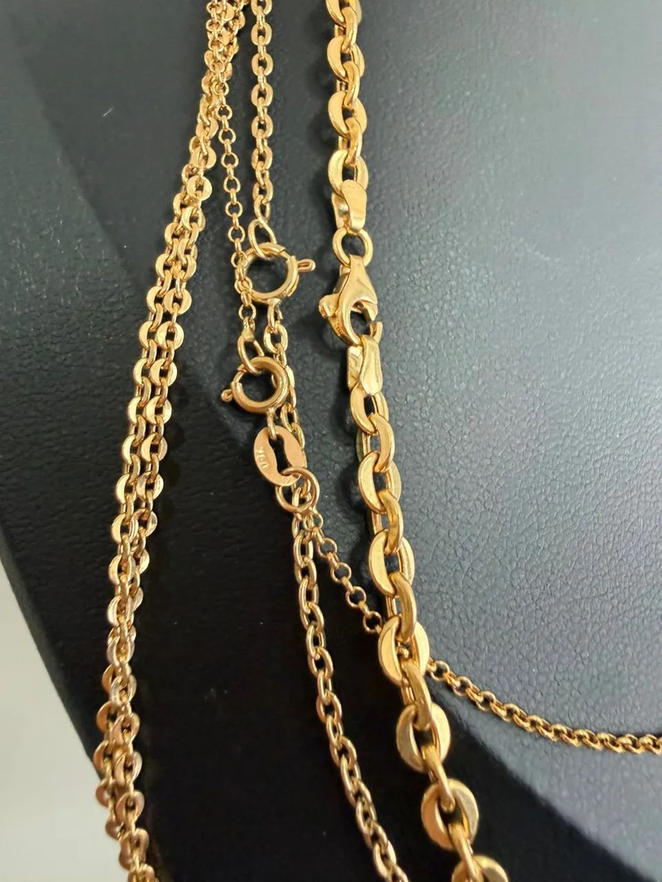Correntes Femininas de ouro 18k procedência garantia eterna