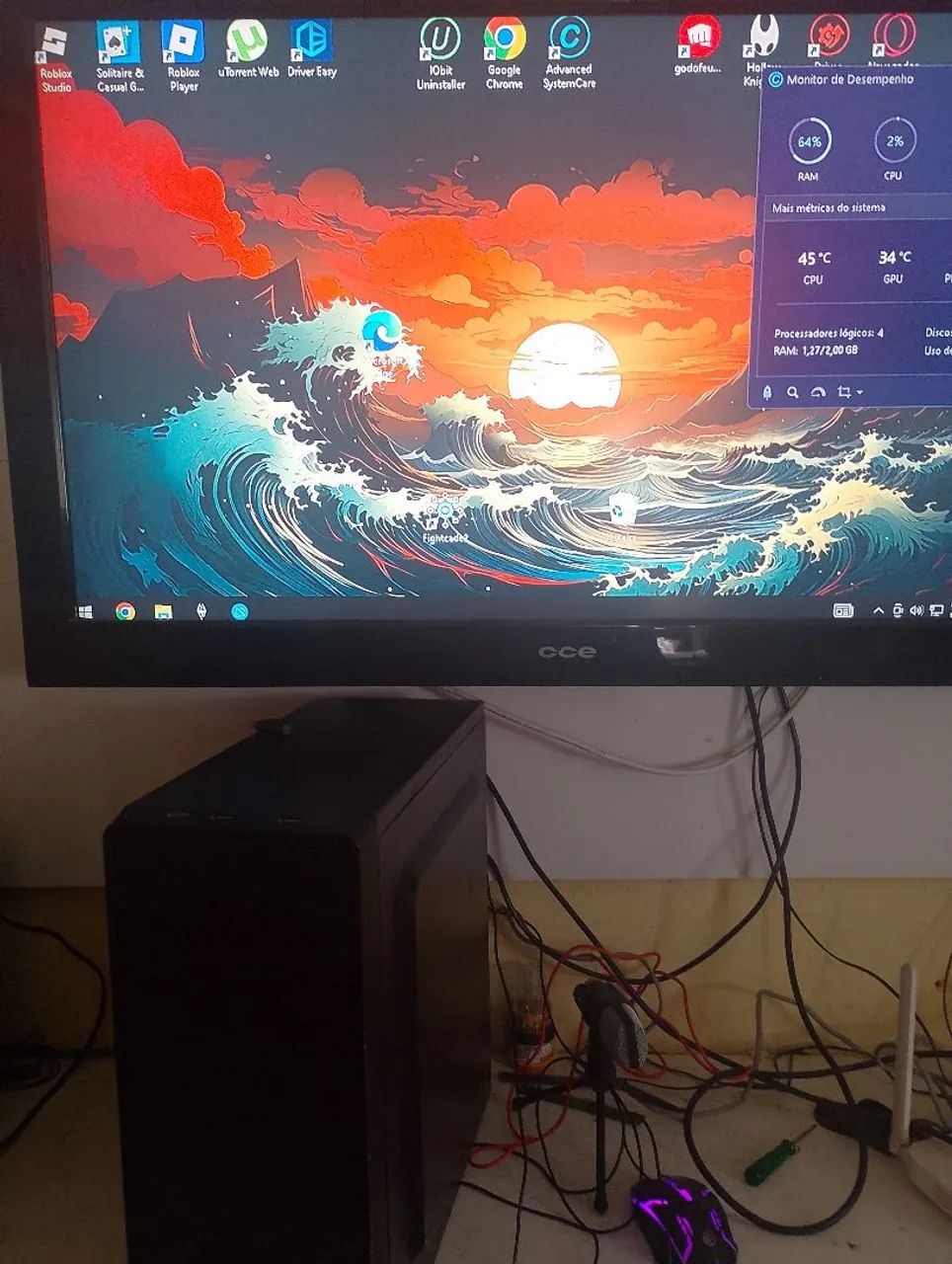 Só CPU 6 GB de RAM ssd 256 GB Corel i5 - Foto 3