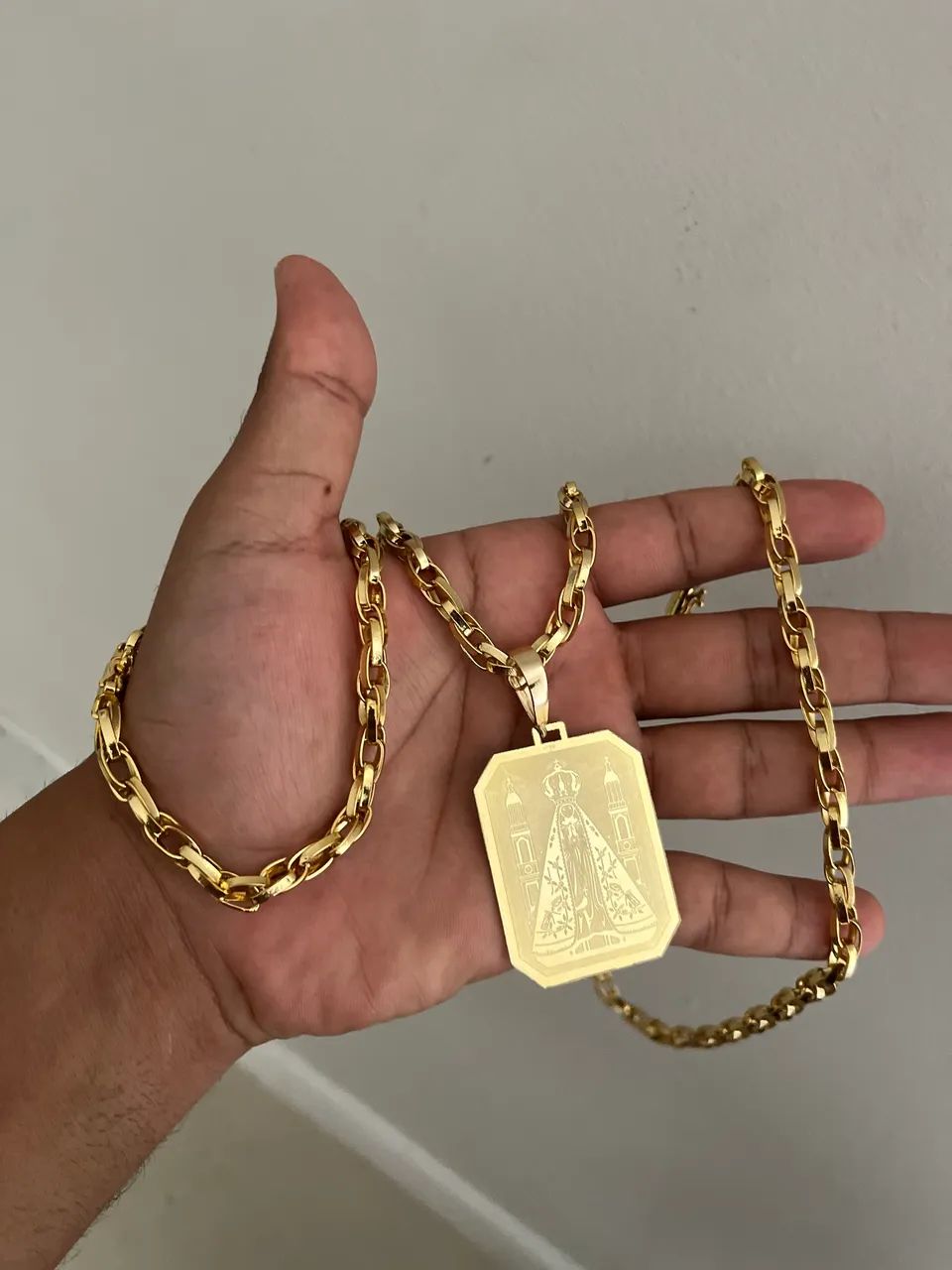 Corrente e pulseira Banhada a ouro 18k  - Foto 4