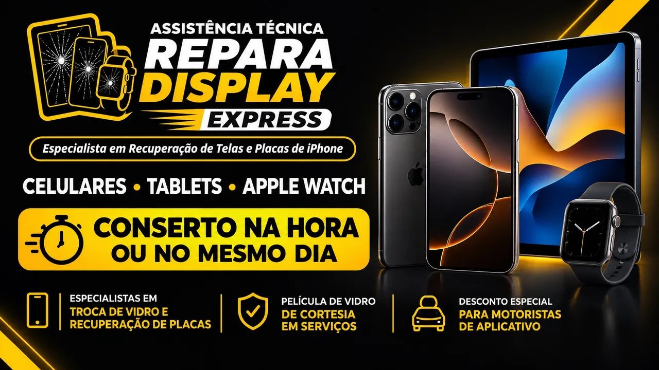 Conserto de Celular / Troca de Vidro Celular