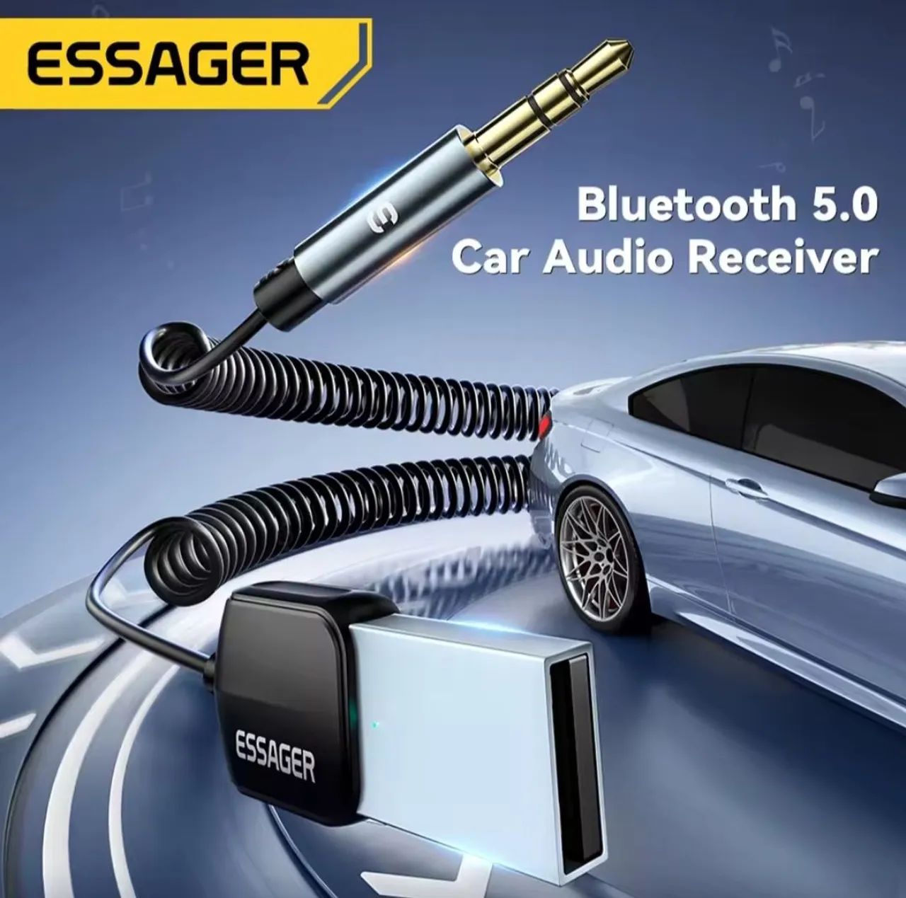 Adaptador Bluetooth 5.0 Receptor Usb/p2 3.5mm - Essager - Foto 2