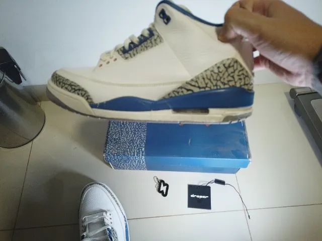 Venda jordan 3 Wizards True Blue and Copper - Foto 4