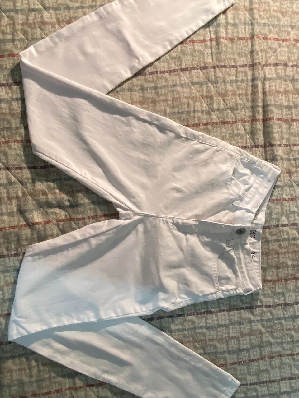 Calça branca cintura alta - Foto 3