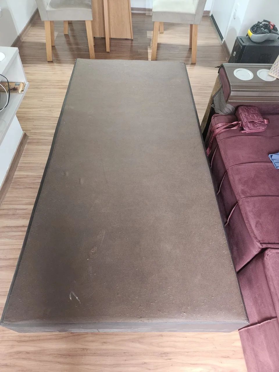 Base cama box solteiro ortobom