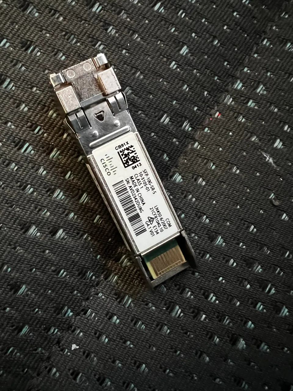 módulo transceptor Cisco SFP-10G-SR-S (Classe S) - Foto 3