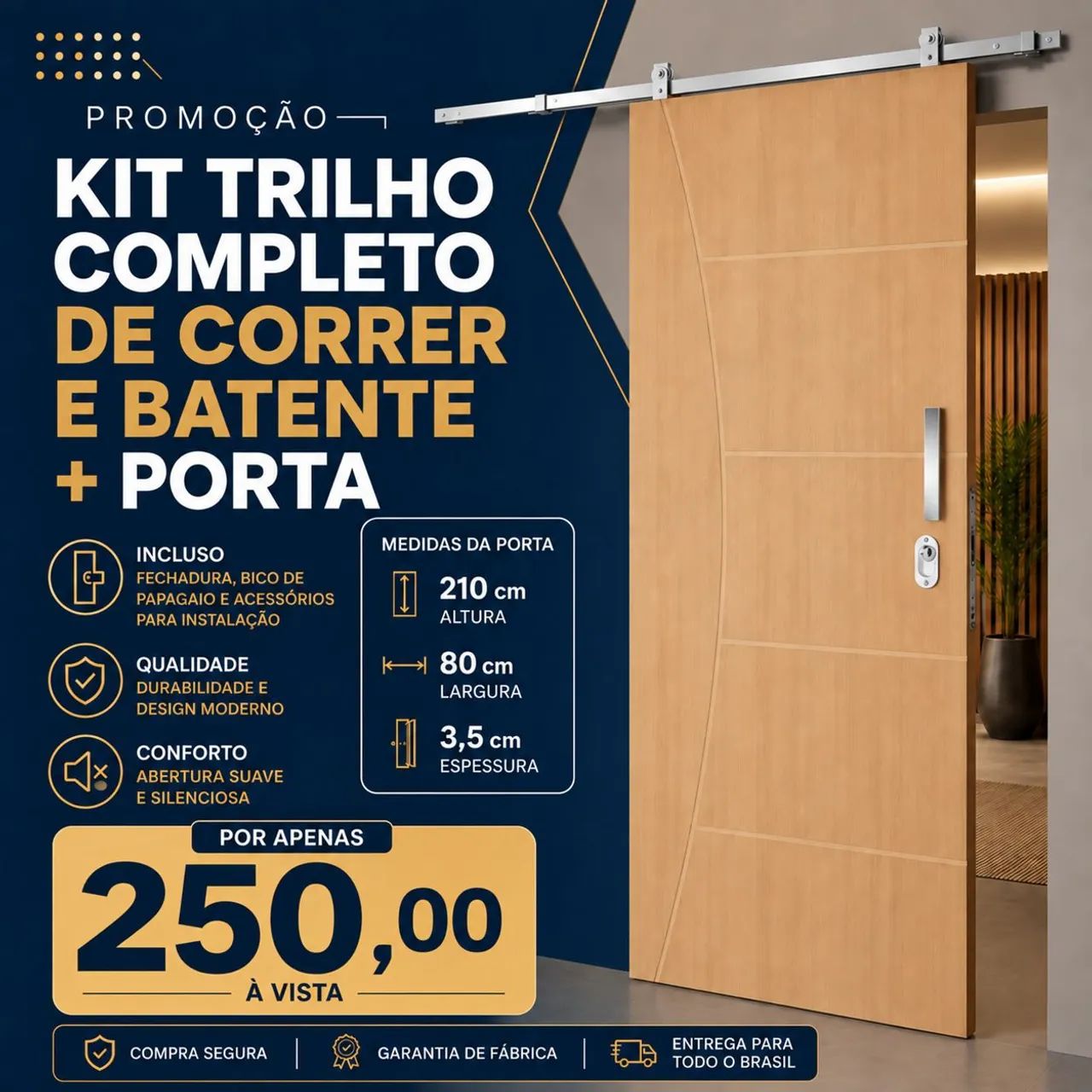 Kit Porta de correr