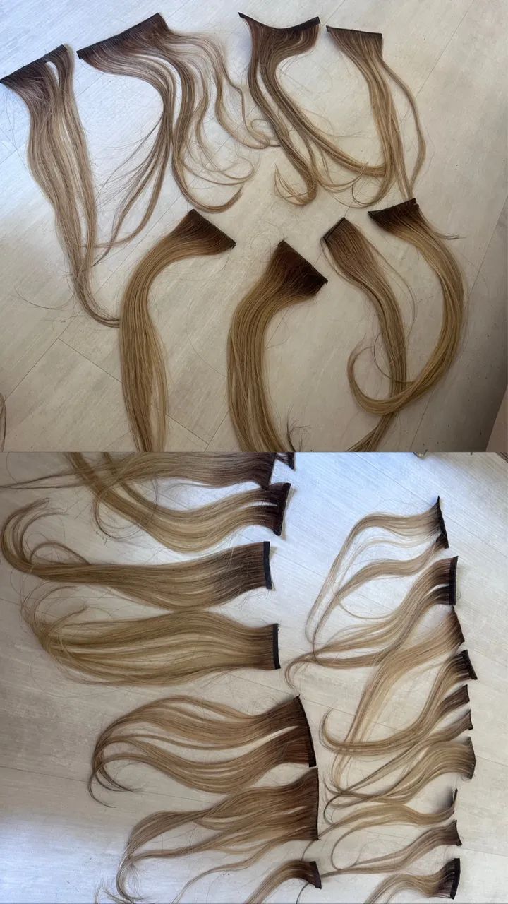 Mega Hair Loiro Cabelo Brasileiro