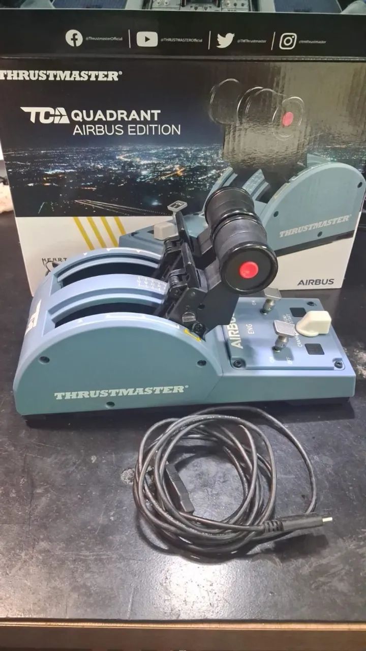 Thrustmaster TCA Quadrant Airbus Edition - Na Caixa (Usado) - Foto 5