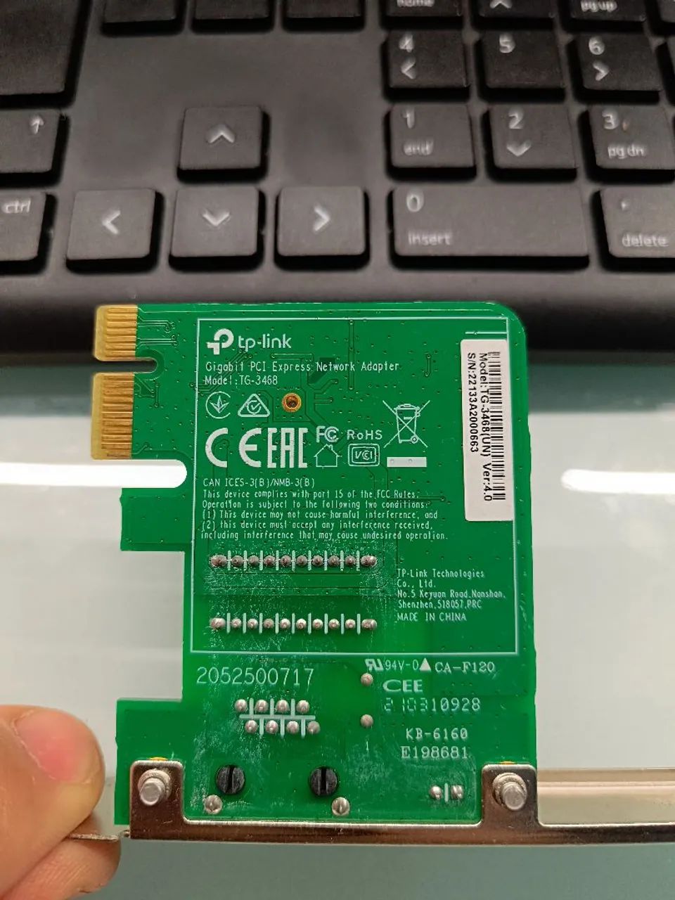 Placa de rede Ethernet Gigabit TP-Link TG-3468 - Foto 2