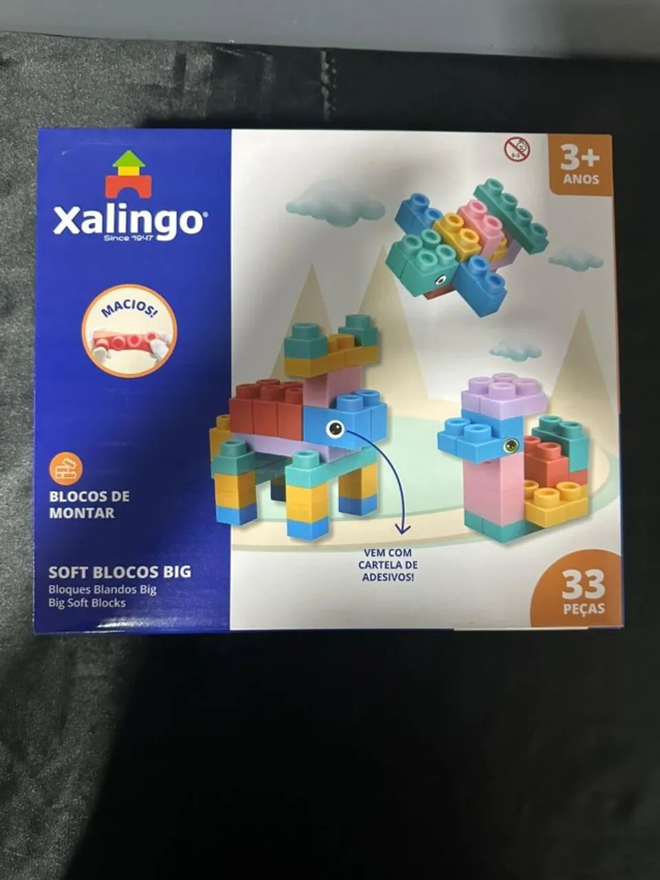 Xalingo Bloco Soft Blocos Big 33 Peças - Foto 3