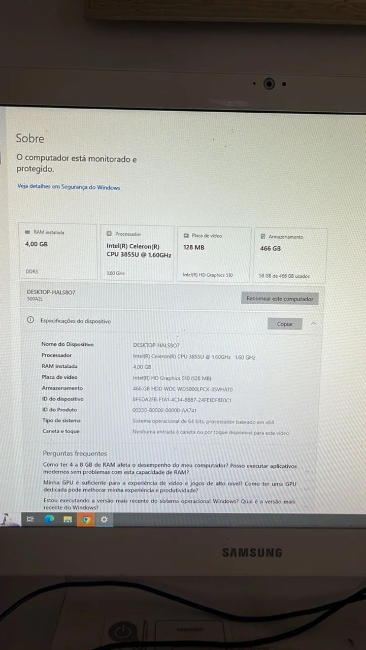 COMPUTADOR SANSUNG - Foto 3