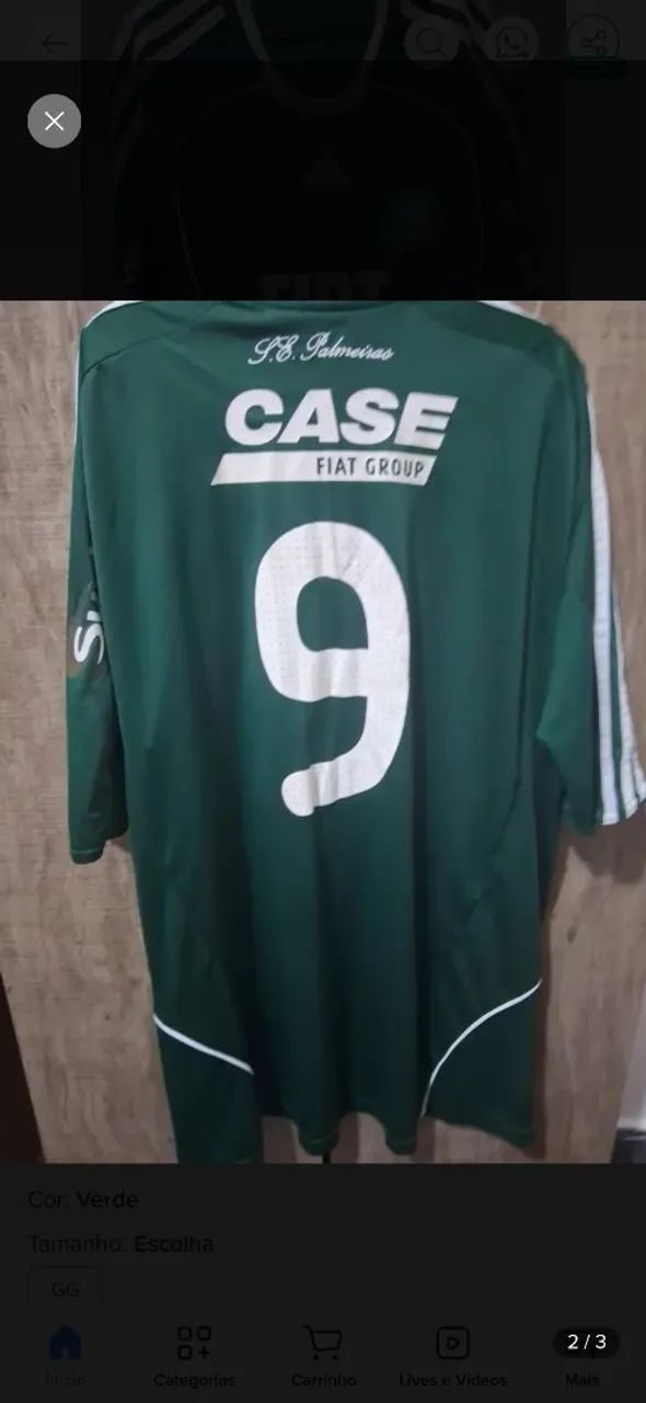 Camisa palmeiras verde  - Foto 2