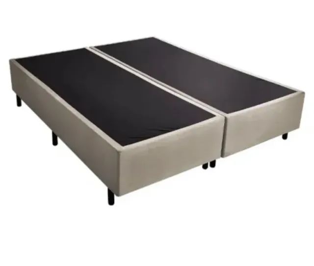Base para colchão super king bege