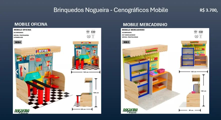 COMBO BRINQUEDOS KID PLAY + TRIO KIDS + CENOGRAFIA MOBILE - Foto 3