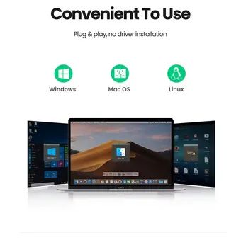 Leitor de cartão 8 em 1 USB3.0 e USB C  - Foto 2