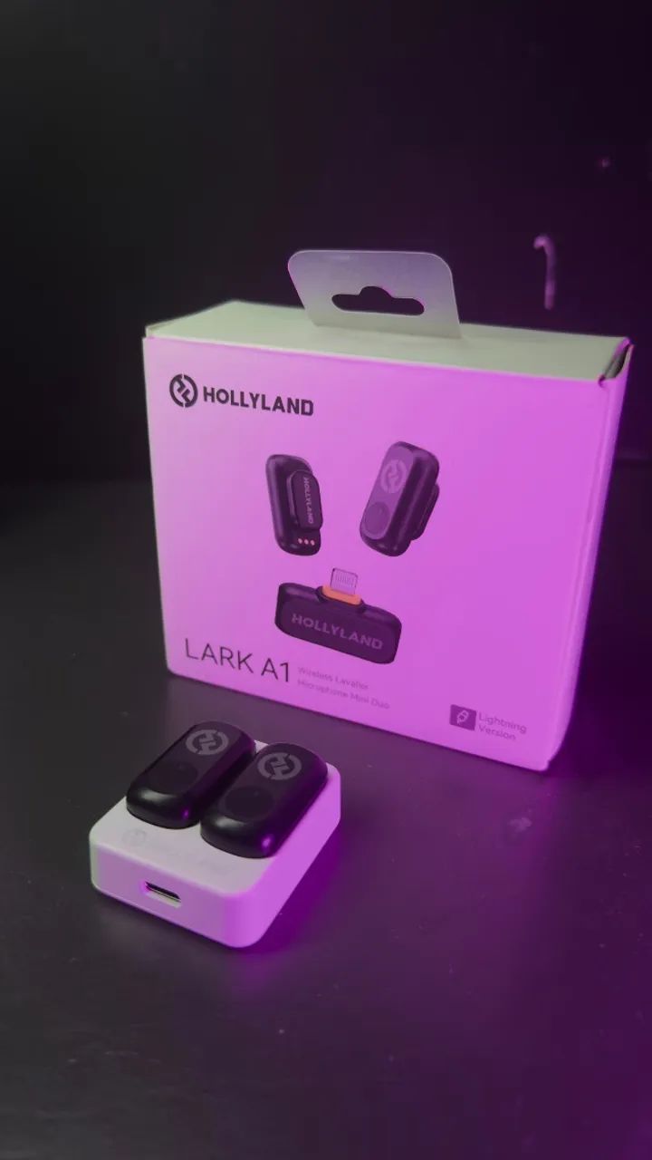 Microfone Hollyland Lark A1 lightning