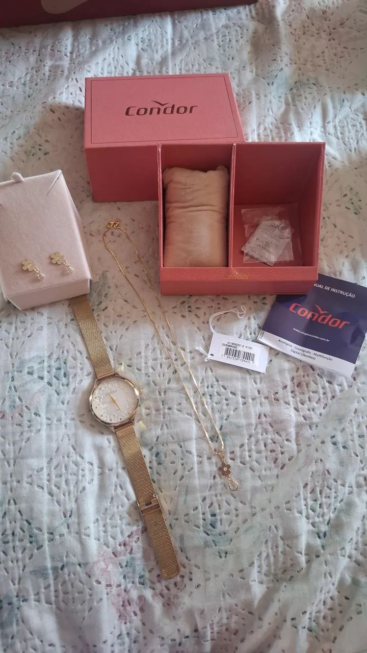 Relógio dourado - Foto 2