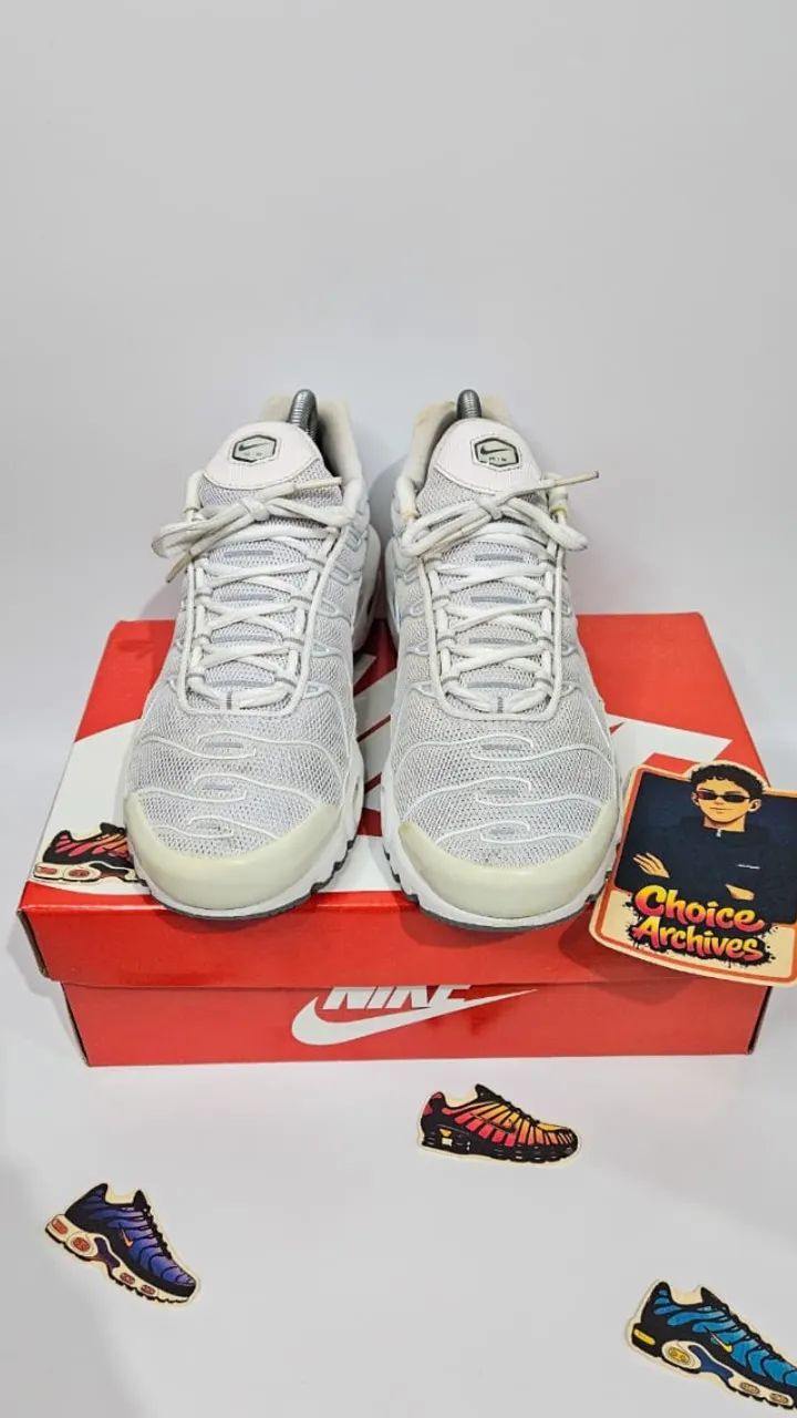 Nike air max plus TN - Triple White. - Foto 3