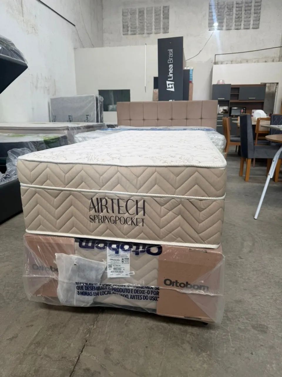 Cama Solteiro Airtech Ortobom