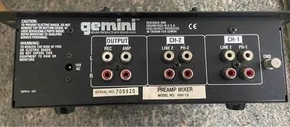 Mixer Gemini PMX-18, DJ , Som, Música, Áudio!? - Foto 2