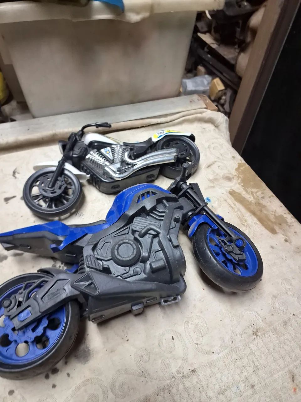  2 Motocicleta de Brinquedo para Colecionadores
