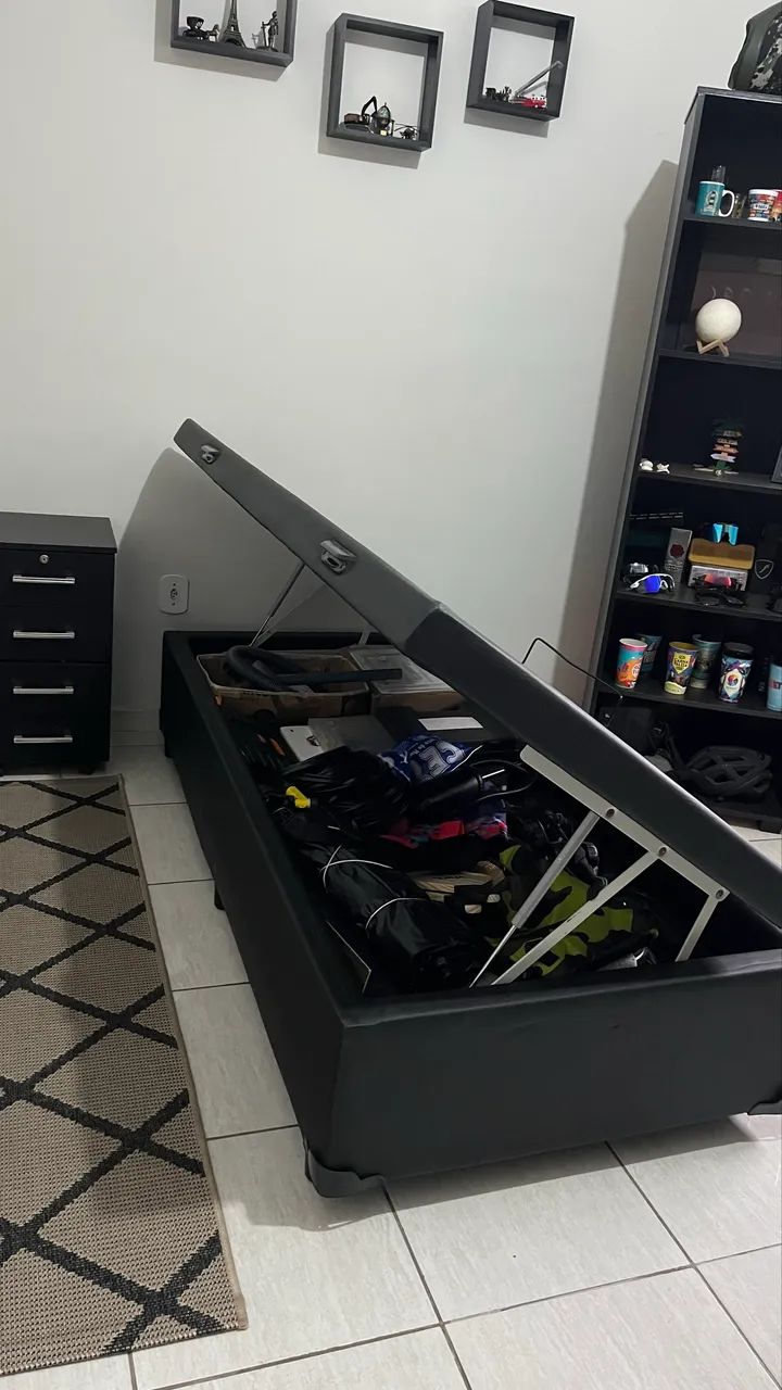 Cama Box Solteiro com baú  - Foto 4