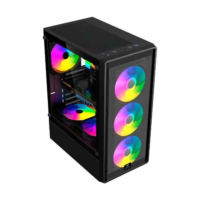 ? GABINETE GAMER C3TECH MT-G140BK ? - Foto 2