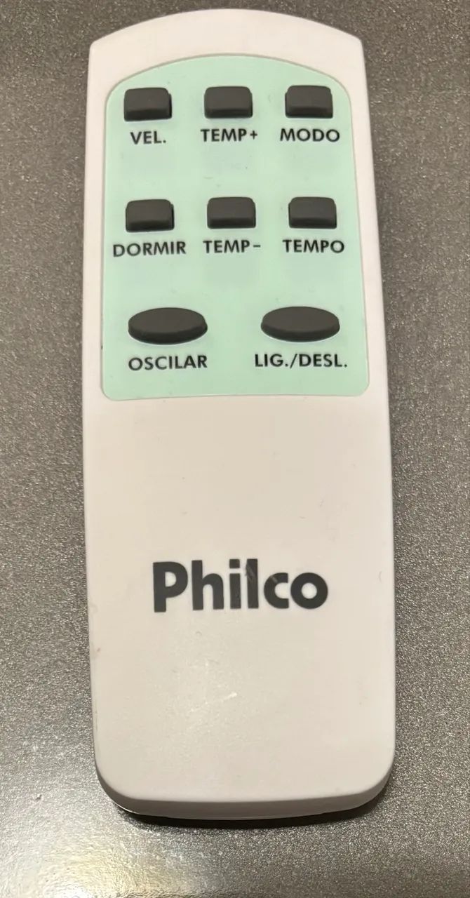 Controle Ar Condicionado Portatil Philco Pac12000f5 Original Branco