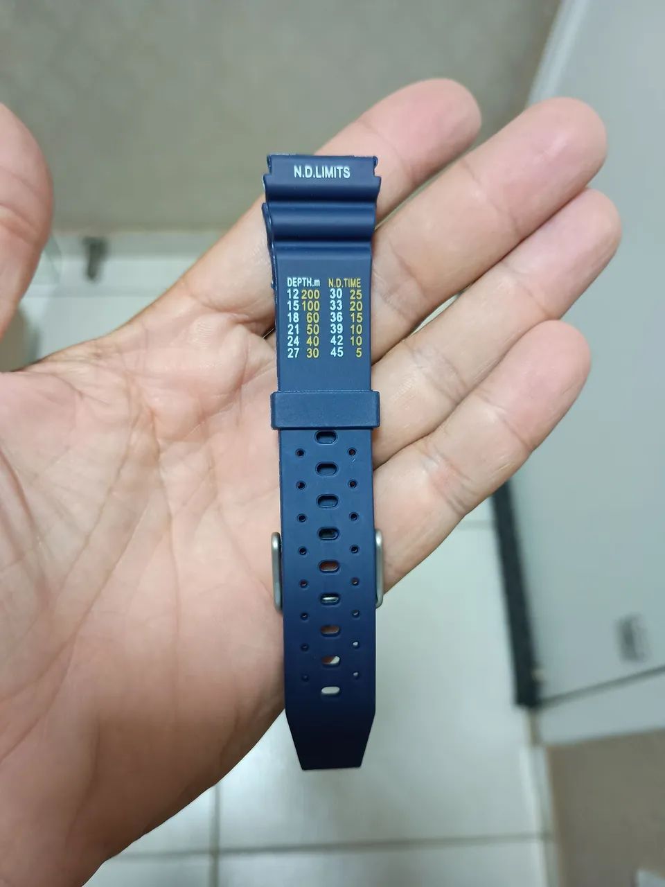 Pulseira Citizen Azul ND LIMITS de 20mm com logo Promaster