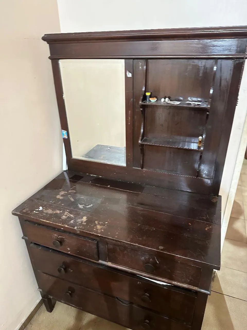 Móvel antigo (penteadeira) - Foto 2