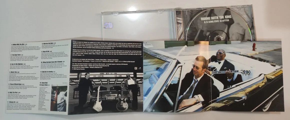 CD: B.B. King & Eric Clapton (Riding with the King) - 1a prensagem