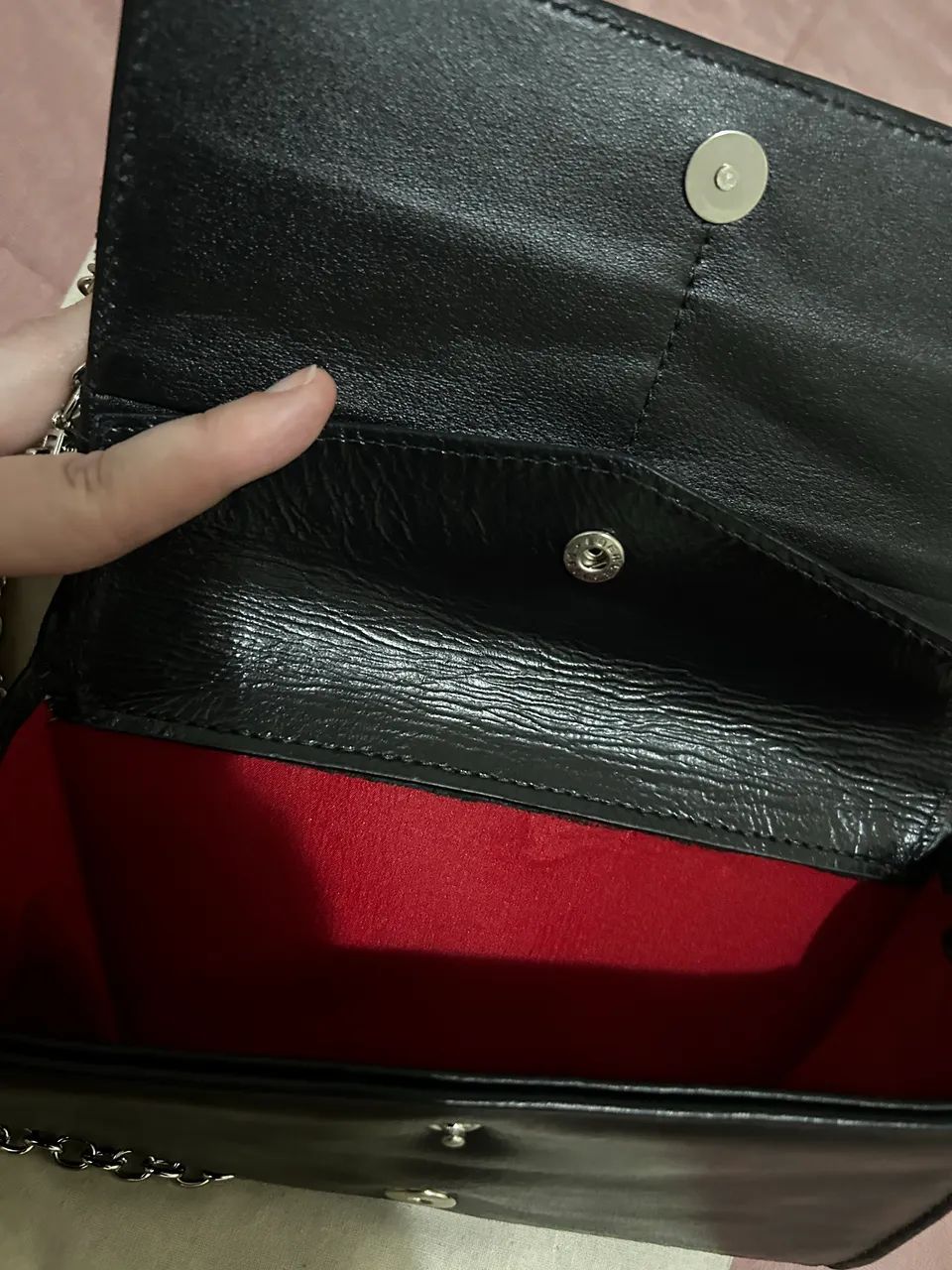 Bolsa Carteira Schutz em Couro - Foto 4