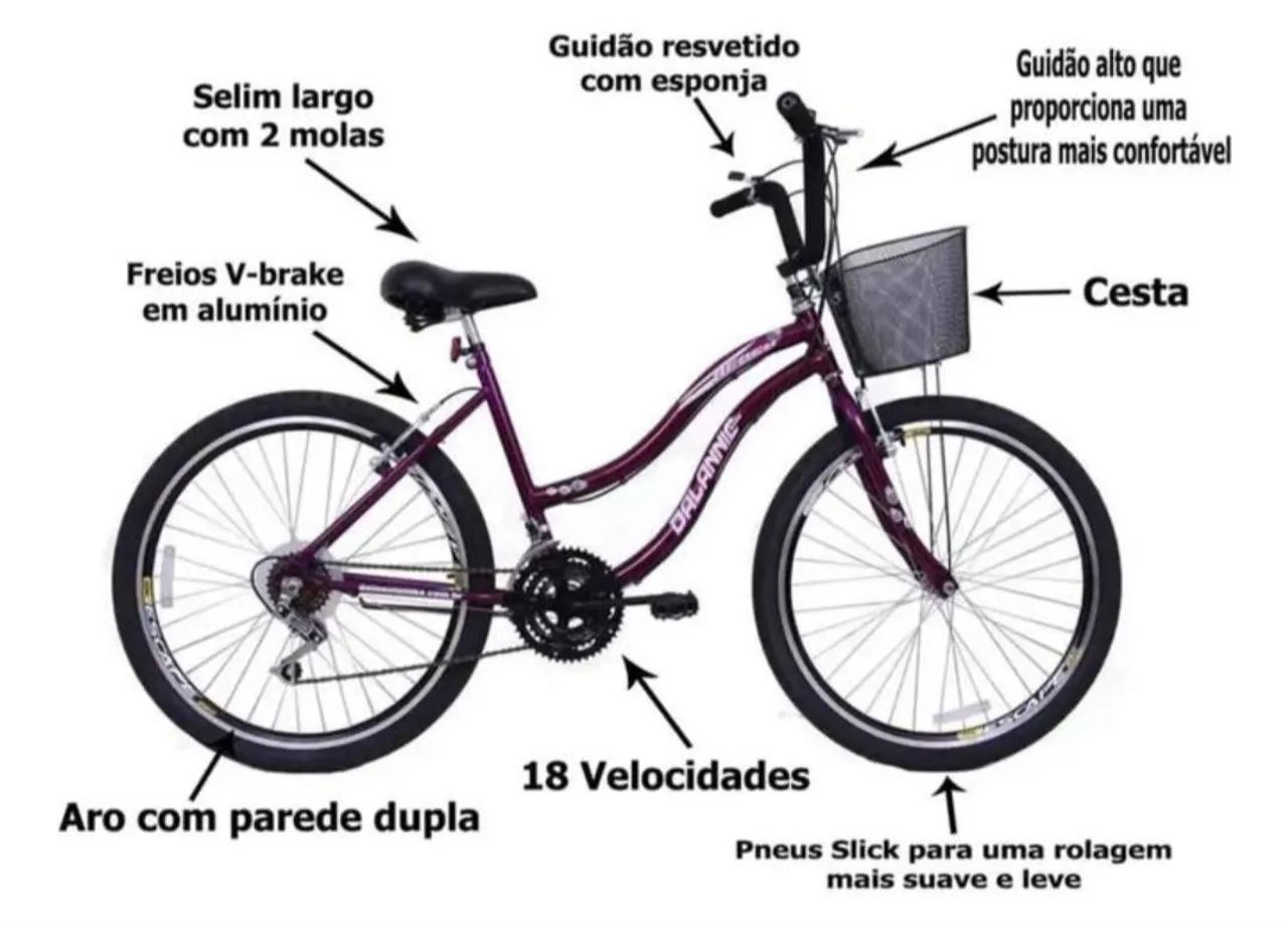 Bicicleta feminina NOVA  - Foto 4