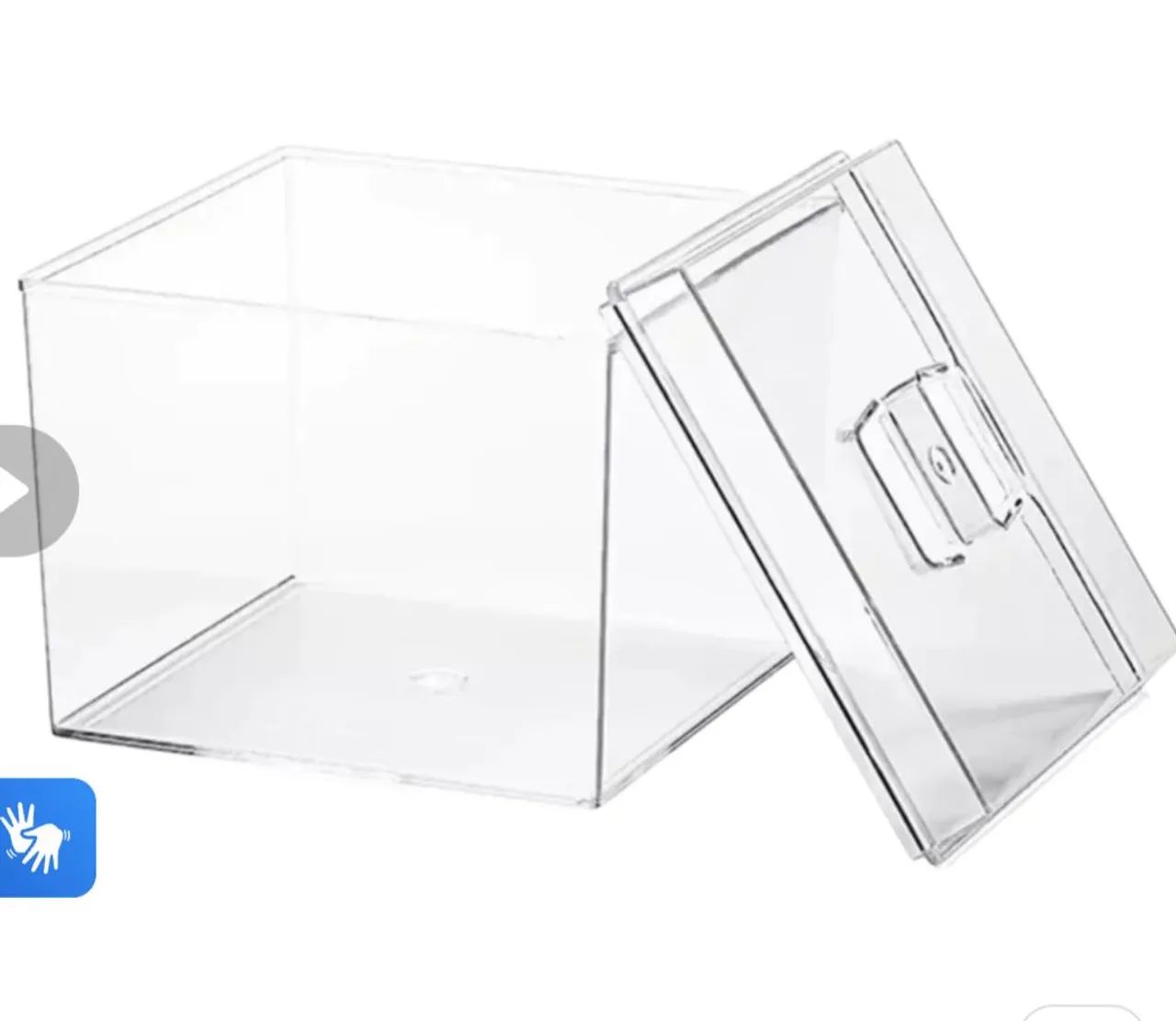 lote de potes acrílico 