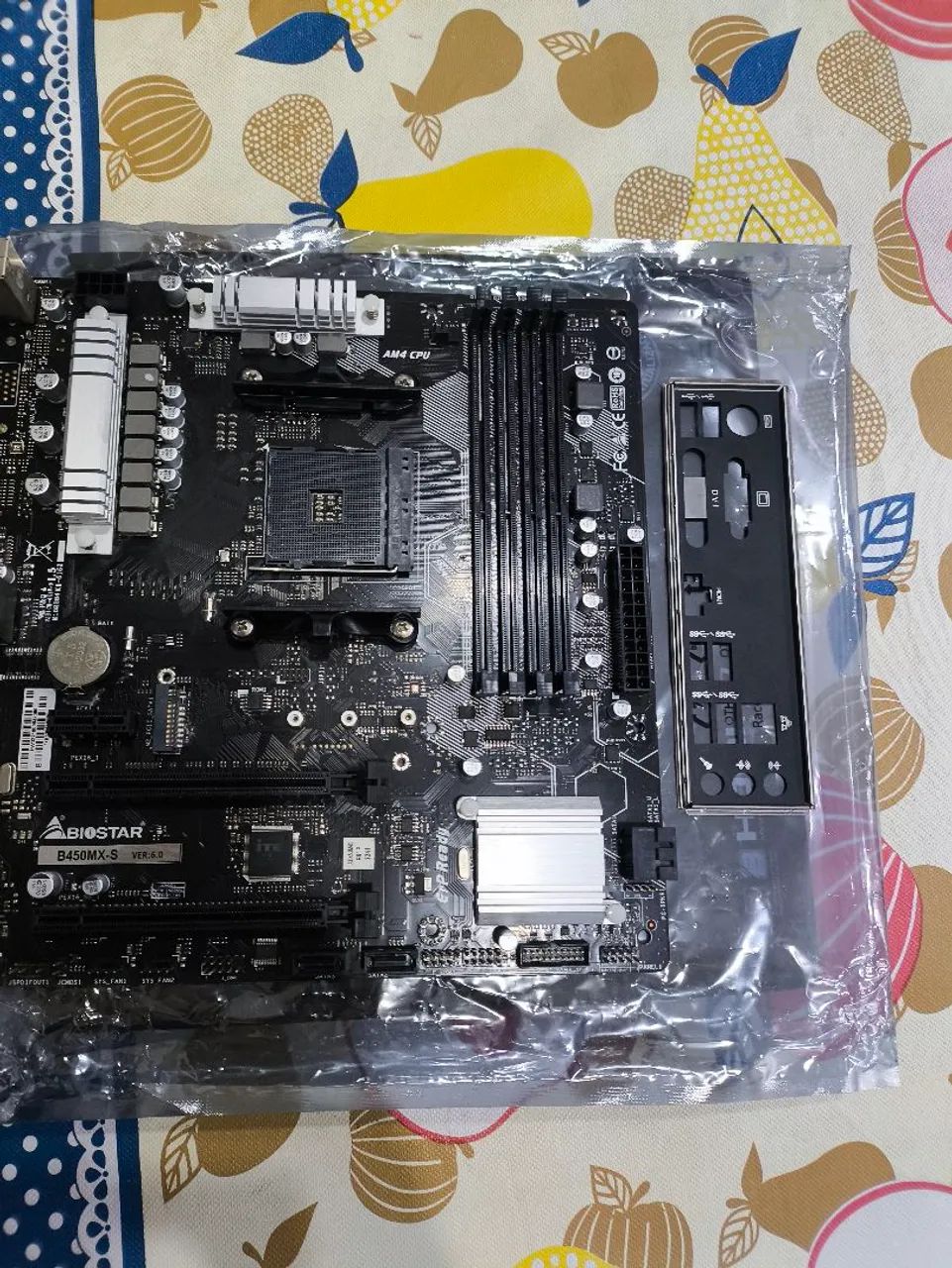 Placa mãe am4 biostar B450MX-S VER:6.0