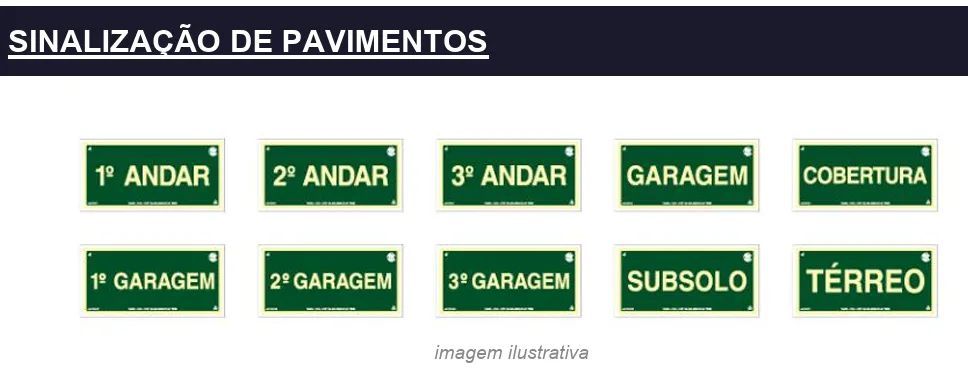 PLACA DE SINALIZAÇÃO DE INCENDIO FOTOLUMINESCENTE - Foto 2