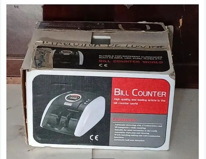 Contadora de cédulas bill counter detector de notas automática 