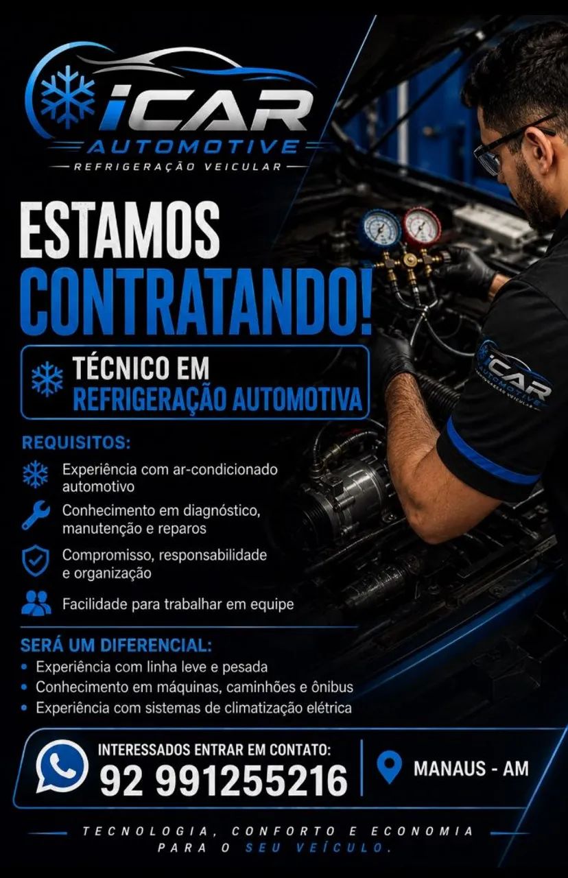 Mecânico refrigeração automotiva
