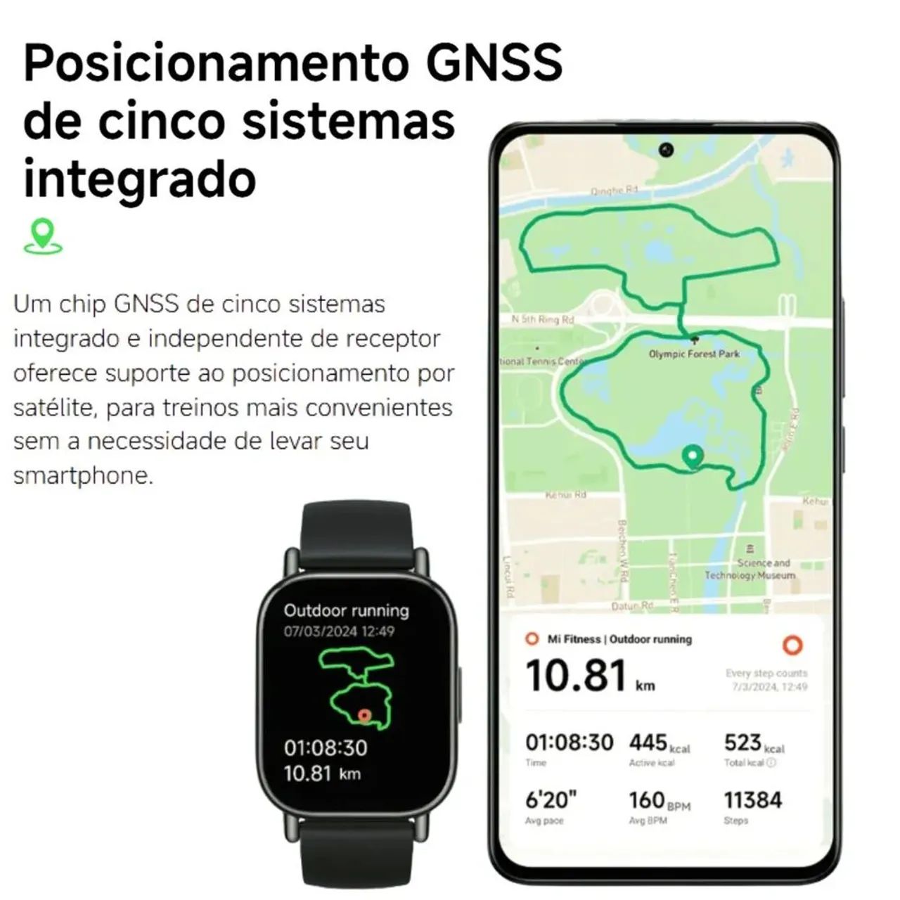 Relógio Xiaomi Redmi Watch 5 lite - Foto 3