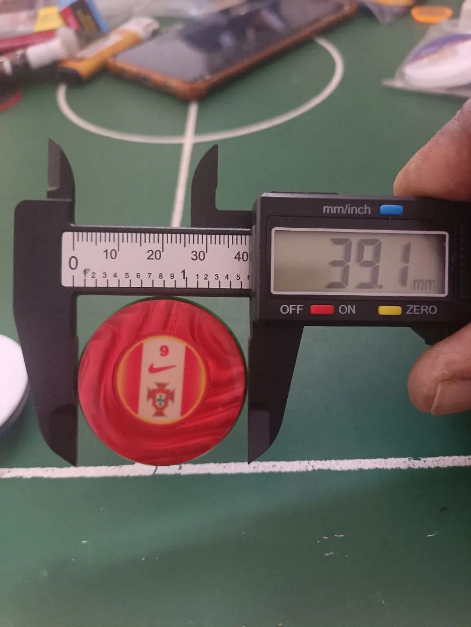 Quarteto futebol de botão arte embutida  - Foto 5