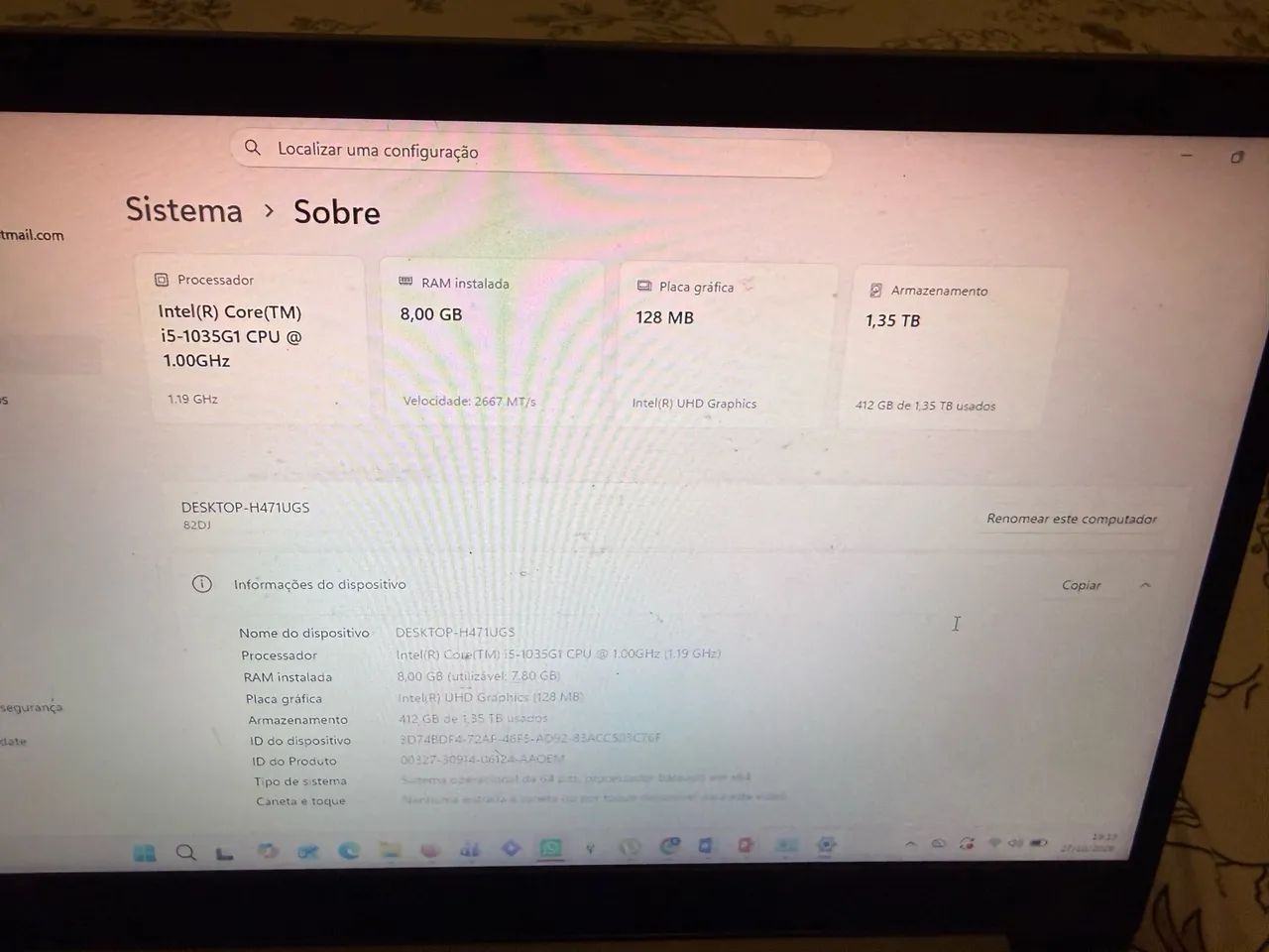Notebook Lenovo Ideapad core i5 - Foto 5